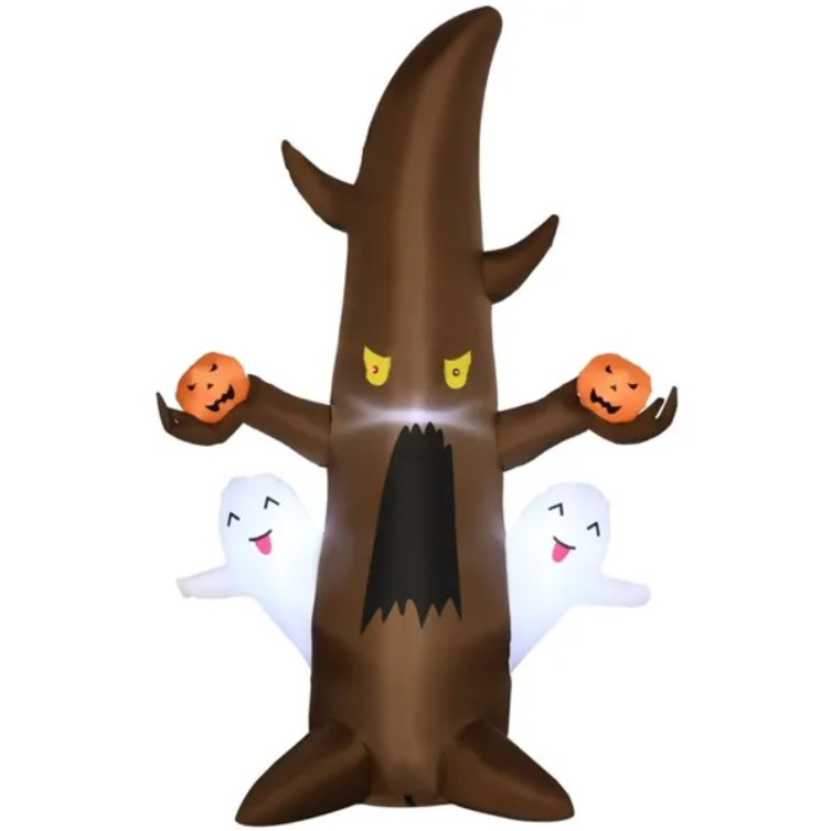 Haunted Yard Kit - 3 Piece Halloween Inflatable Set with Haunted Tree