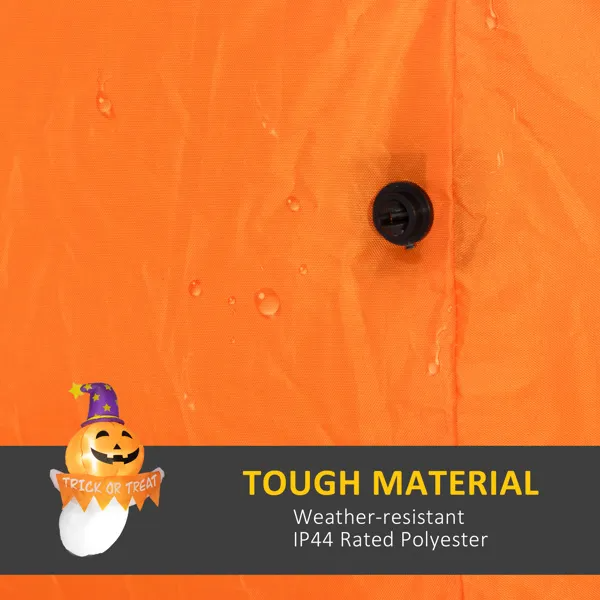 3.5 FT Halloween Inflatable Pumpkin with Witch Hat - Trick or Treat Light Up Yard Decoration - Image 5